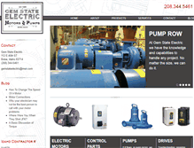 Tablet Screenshot of gemstateelectric.com